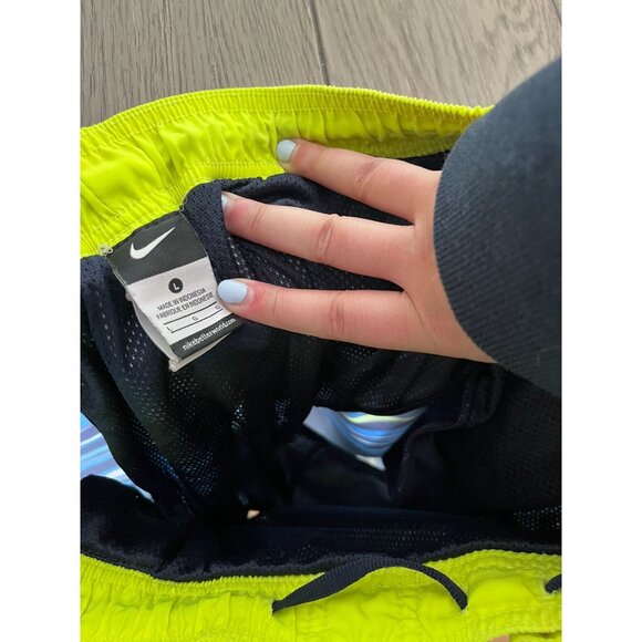 EUC Nike Original Men's Oxidized Stripe Breaker Swim Trunks - Picture 4 of 6